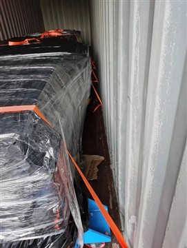 3 conjuntos de correia transportadora telescópica móvel